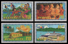 Fidschi 1992 - Mi-Nr. 652-655 ** - MNH - EXPO `92 - Fiji (...-1970)