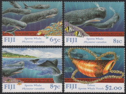 Fidschi 1998 - Mi-Nr. 851-854 ** - MNH - Wale / Whales - Fiji (...-1970)