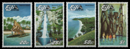 Fidschi 1985 - Mi-Nr. 521-524 ** - MNH - Natur - Landschaften - Fidji (1970-...)