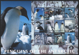 BAT / Brit. Antarktis 2003 - Mi-Nr. 369-380 ** - MNH - Pinguine / Penguins - Nuevos