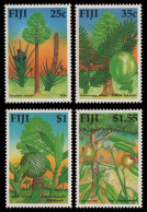 Fidschi 1990 - Mi-Nr. 624-627 ** - MNH - Nutzhölzer / Trees - Fidji (1970-...)