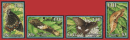 Fidschi 2004 - Mi-Nr. 1085-1088 ** - MNH - Schmetterlinge / Butterfly - Fiji (...-1970)