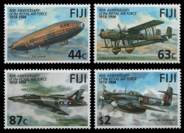 Fidschi 1998 - Mi-Nr. 843-846 ** - MNH - Flugzeuge / Airplanes - Fidji (1970-...)