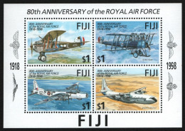 Fidschi 1998 - Mi-Nr. Block 25 ** - MNH - Flugzeuge / Airplanes - Fidji (1970-...)