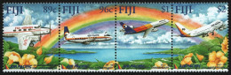 Fidschi 2001 - Mi-Nr. 992-995 ** - MNH - Flugzeug / Airplanes - Fidji (1970-...)