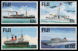 Fidschi 1999 - Mi-Nr. 873-876 ** - MNH - Schiffe / Ships - Fidji (1970-...)