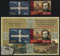 Australien 2004 - Mi-Nr. 2326-2327 & Block 53 ** - MNH - Eureka Stockade - Mint Stamps