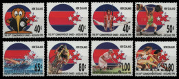 Neuseeland 1989 - Mi-Nr. 1094-1101 ** - MNH - Commonwealth Spiele - Ungebraucht