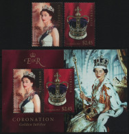 Australien 2003 - Mi-Nr. 2228-2229 & Block 48 ** - MNH - Queen Elizabeth - Mint Stamps