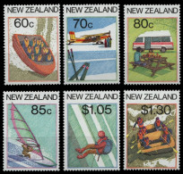 Neuseeland 1987 - Mi-Nr. 978-983 ** - MNH - Tourismus - Unused Stamps
