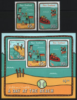 Neuseeland 2004 - Mi-Nr. 2206-2207 & Block 175 ** - MNH - Strand - Nuovi