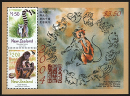 Neuseeland 2004 - Mi-Nr. Block 164 ** - MNH - Wildtiere / Wild Animals - Ungebraucht