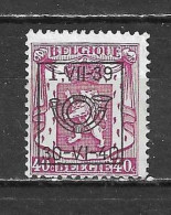 PRE435  Petit Sceau De L'Etat - Année 1939 - Bonne Valeur - MNG - LOOK!!!! - Typo Precancels 1936-51 (Small Seal Of The State)