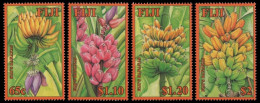 Fidschi 2008 - Mi-Nr. 1259-1262 ** - MNH - Bananen / Bananas - Fiji (...-1970)