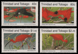Trinidad & Tobago 1990 - Mi-Nr. 596-599 ** - MNH - Vögel / Birds - Trinité & Tobago (1962-...)