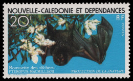 Neukaledonien 1978 - Mi-Nr. 612 ** - MNH - Flughund / Flying Fox - Neufs