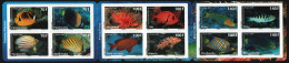 Franz. Polynesien 2009 - Mi-Nr. 1082-1093 ** - MNH - Heftchen - Fische / Fish - Markenheftchen