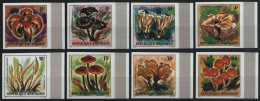 Ruanda 1980 - Mi-Nr. 1051-1058 B ** - MNH - Ungez. / Imp - Pilze / Mushrooms - Nuovi