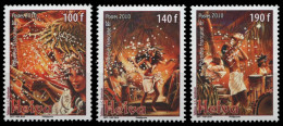 Franz. Polynesien 2010 - Mi-Nr. 1109-1111 ** - MNH - Heiva-Fest - Neufs