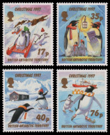 BAT / Brit. Antarktis 1997 - Mi-Nr. 259-262 ** - MNH - Weihnachten / X-Mas - Nuevos