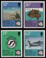 BAT / Brit. Antarktis 1991 - Mi-Nr. 181-184 ** - MNH - Antarktisvertrag - Unused Stamps