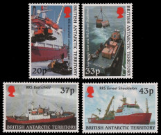 BAT / Brit. Antarktis 2000 - Mi-Nr. 307-310 ** - MNH - Schiffe / Ships - Nuevos