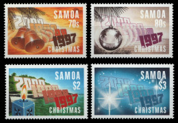 Samoa 1997 - Mi-Nr. 868-871 ** - MNH - Weihnachten / X-mas - Samoa Americana