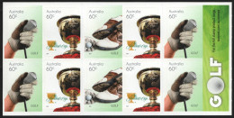 Australien 2011 - Mi-Nr. 3615-3617 ** - MNH - Markenheft 492 - Golf - Neufs