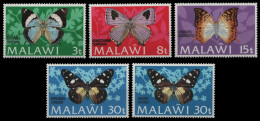 Malawi 1973 - Mi-Nr. 195-198 I & II ** - MNH - Schmetterling / Butterflies - Malawi (1964-...)