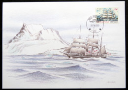 GREENLAND 2003   Ships       Minr.381  Cards     ( Lot 4673) - Brieven En Documenten