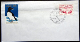 Greenland 1981 Sdr. Strömfjord 1-12-1981 With Special Christmas Cancel And Christmas Seal ( Lot 4673 ) - Covers & Documents