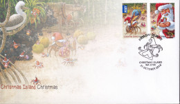 Christmas Island 2014 Christmas Sc 532-33 First Day Cover - Christmas Island