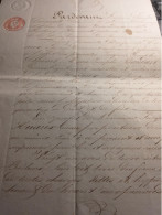 Acte Notarié 1838, Vente D'une Parcelle De Terre à Baileux ( Chimay). - Manuscrits