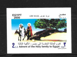 Egypt 2000 Advent Of The Holy Family S/S MNH - Nuovi