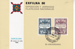 H.B  EXFILNA 1980 BARCELONA - Souvenirbögen