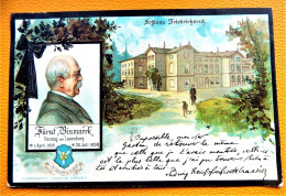 FRIEDRICHRUH  - Schloss Friedrichruh  -  BISMARCK , Herzog Von Lauenburg   -  1898 - Friedrichsruh