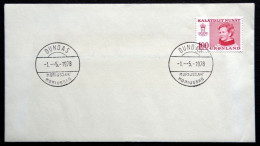 Greenland 1978 Letter 1-5-1978 DUNDAS  Moriussak First Day ( Lot 6488 ) - Briefe U. Dokumente