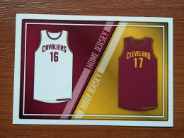 ST 40 - NBA Basketball 2016-2017, Sticker, Autocollant, PANINI, No 92 Home/Away Jerseys Cleveland Cavaliers - Libri