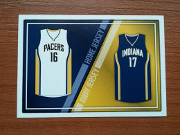 ST 40 - NBA Basketball 2016-2017, Sticker, Autocollant, PANINI, No 116 Home/Away Jerseys Indiana Pacers - Books