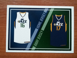 ST 42 - NBA Basketball 2016-2017, Sticker, Autocollant, PANINI, No 304 Home/Away Jerseys Utah Jazz - Books