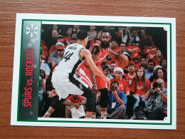 ST 43 - NBA Basketball 2016-2017, Sticker, Autocollant, PANINI, No 372 Spurs Vs. Rockets - Libri