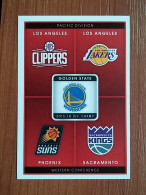 ST 44 - NBA Basketball 2016-2017, Sticker, Autocollant, PANINI, No 439 Western Conference - Pacific Division - Libros