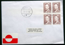 Greenland 1990  MARMORLIK 25-10-1990 LAST DAY Lot 6488 ) - Cartas & Documentos