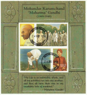 Ghana   Mini Sheet   1998   "50th Anniversary Of The Death Of Mahatma Gandhi, 1869-1948" - Ghana (1957-...)