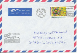 UN New York Air Mail Cover Sent To Germany 31-5-1983 - Covers & Documents