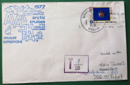 USA United States 1977 Cover SSt Wildlife Expeditions Flagge Wisconsins - Gebruikt