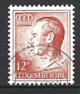 LUXEMBOURG. N°870 De 1975 Oblitéré. Grand-Duc Jean. - Used Stamps