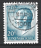 LUXEMBOURG. N°871 De 1975 Oblitéré. Grand-Duc Jean. - Used Stamps