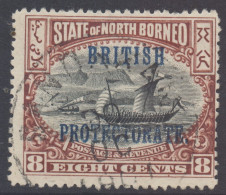 North Borneo Scott 111 - SG133, 1901 British Protectorate 8c Cds Used - North Borneo (...-1963)