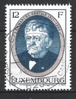 LUXEMBOURG. N°1196 De 1990 Oblitéré. Emmanuel Servais. - Oblitérés